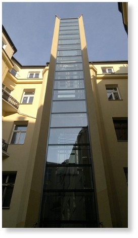 Výtahy pro stávající budovy