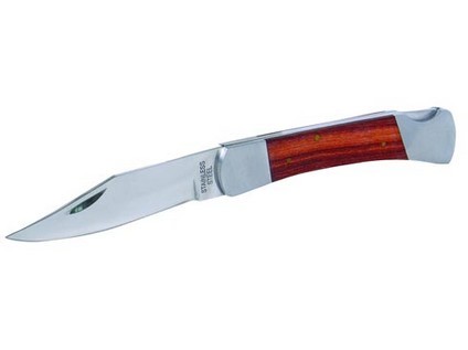 Nůž kapesní dřevo kov