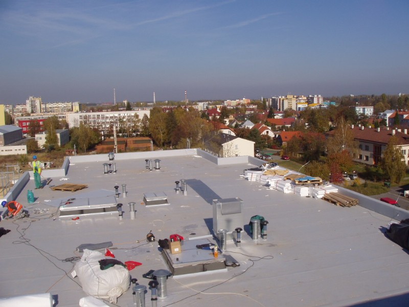 Izolace plochých střech krytina z PVC folie Alkorplan