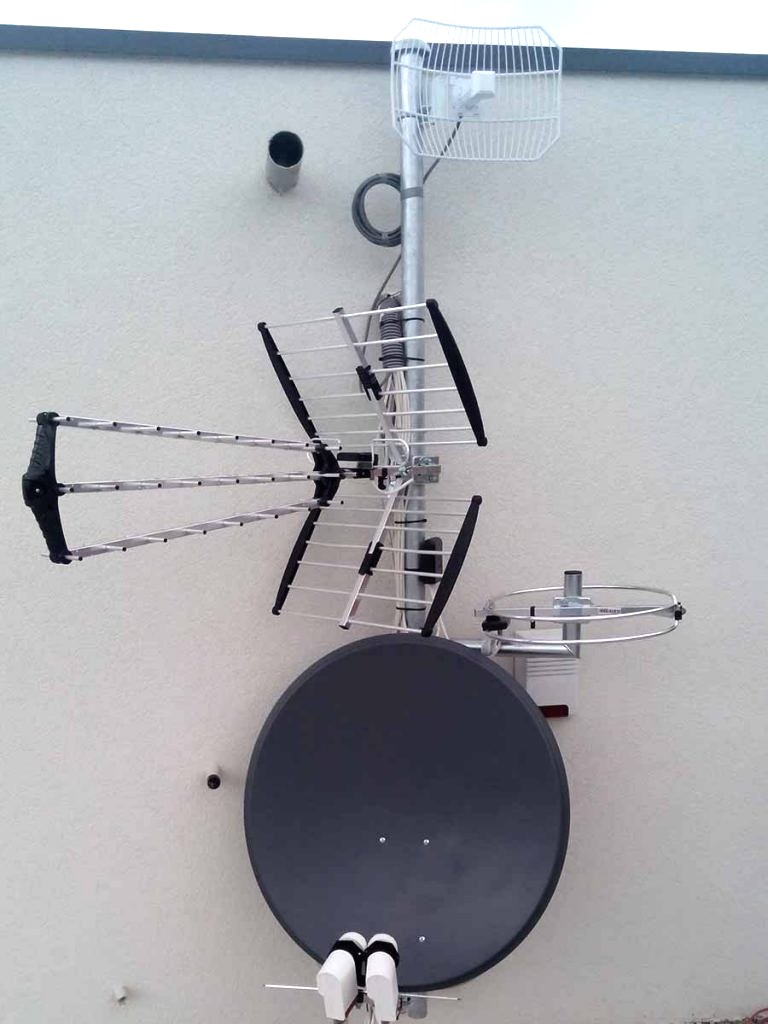 Anténní systém SKYLINK, satelitní příjem TV a DVB-T2