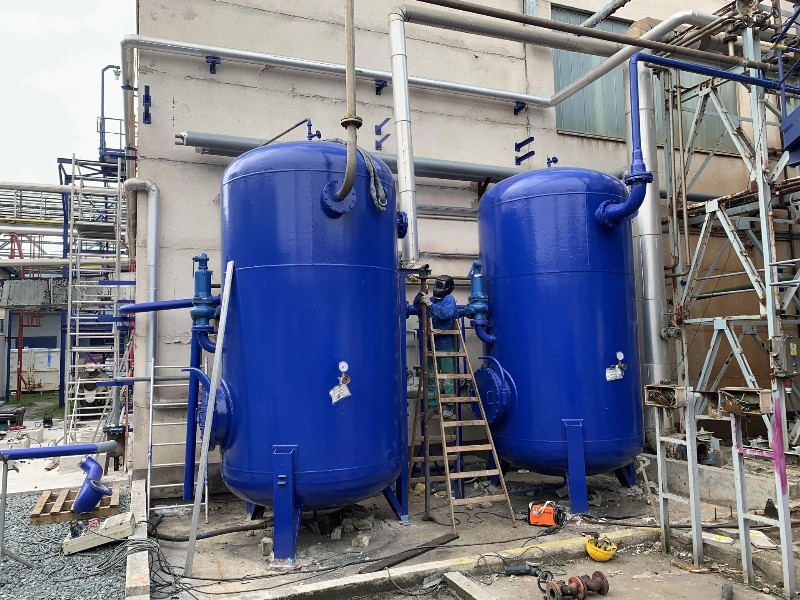 Instalace potrubí DN 500 a zařízení