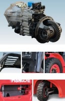 Detaily a konstrukce motorových VZV HC forklift
