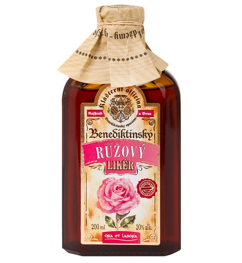 Benediktinský likér růže