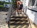 Výstavba podesty a nového zádveří