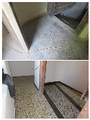 Renovace podlahy a schodů z litého teraca