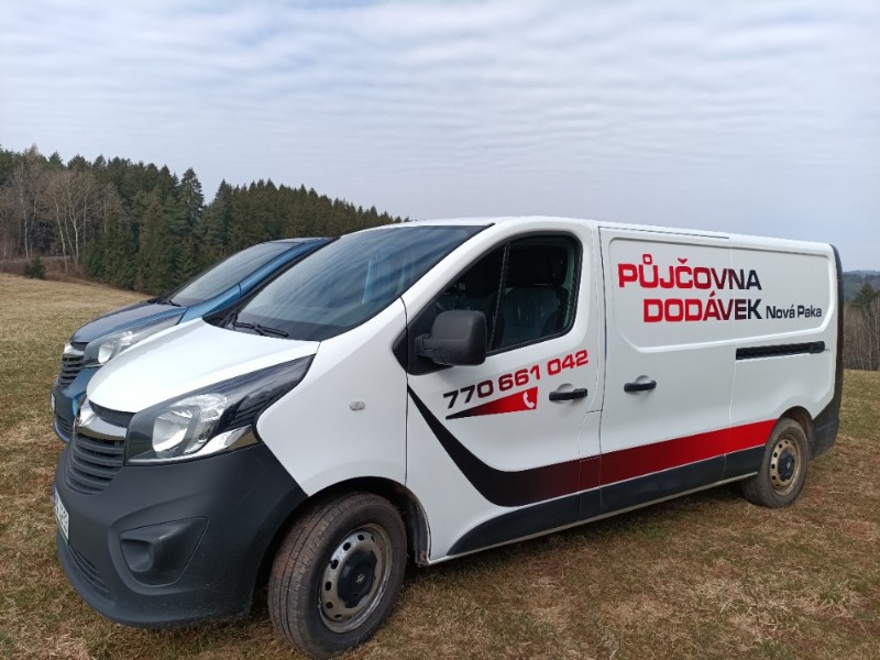Pronájem dodávek