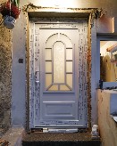 PVC dveře s exkluzivní dveřní výplní s ručně malovaným motivem