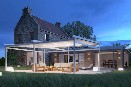 Hliníková pergola s výsuvnou střechou Velum