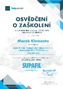 Osvědčení a zaškolení