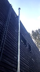 Fasádní komín Fasádní komín