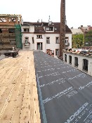 Rekonstrukce střechy Praha- Karlín