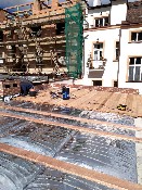 Rekonstrukce střechy Praha- Karlín