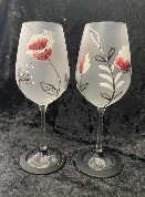 Sklo zlato platina sklenice na víno 350 ml Studio Miracle