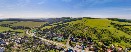 Letecký pohled Obec Doubravy