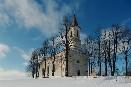 Zimní Lísek kostel Zimní Lísek kostel