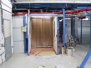 Otevřené sříkací kabiny se suchým filtračním systémem