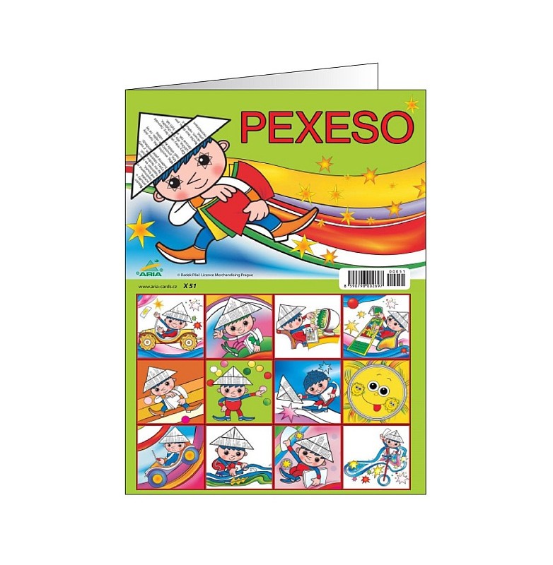 Pexeso Večerníček mix Aria