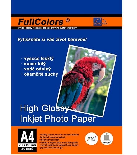 Fotopapír Europen formát A4