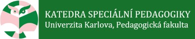 UNIVERZITA KARLOVA-KATEDRA SPECIÁLNÍ PEDAGOGIKY 