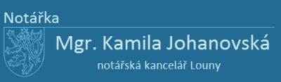 JOHANOVSKÁ KAMILA Mgr.-NOTÁŘKA 