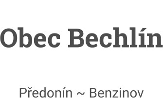 Obec Bechlín 