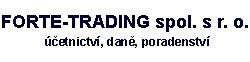 FORTE-TRADING spol. s r.o.