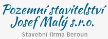 POZEMNÍ STAVITELSTVÍ JOSEF MALÝ s.r.o.