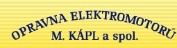 Opravna elektromotorů M. Kápl a spol. 
