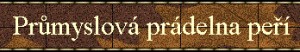 PRÁDELNA PEŘÍ 