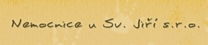 NEMOCNICE U SVATÉHO JIŘÍ s.r.o.