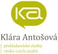 ANTOŠOVÁ KLÁRA-PŘEKLADY-VÝUKA 