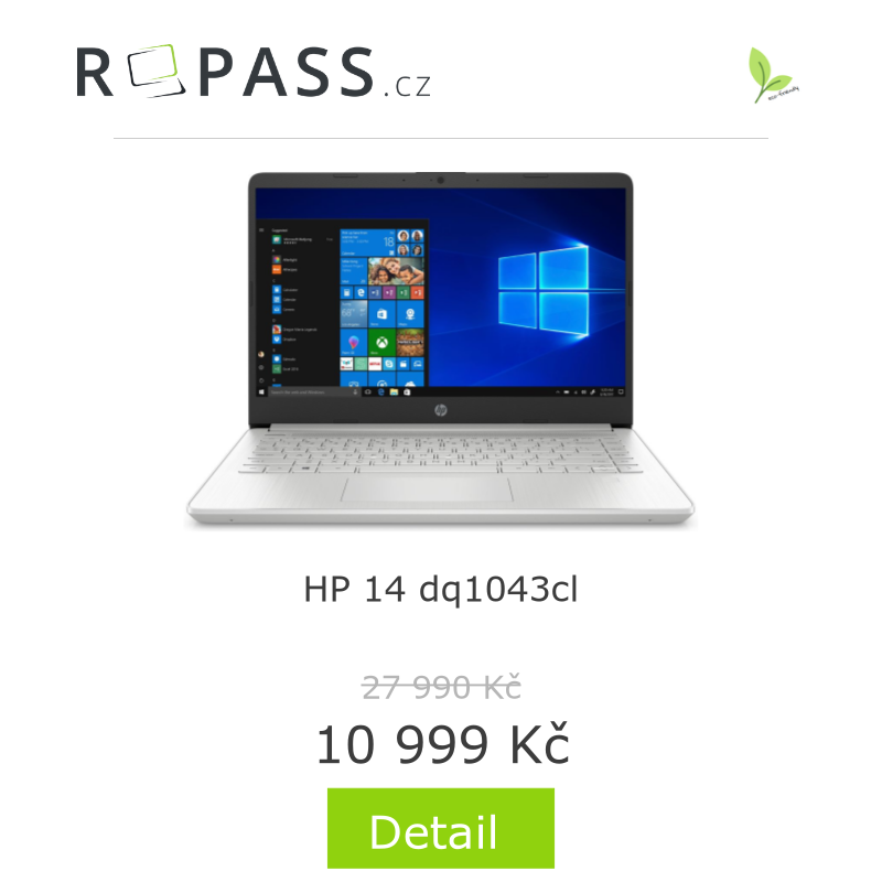 Repasovaný notebook HP 14 už na Vás čeká!!