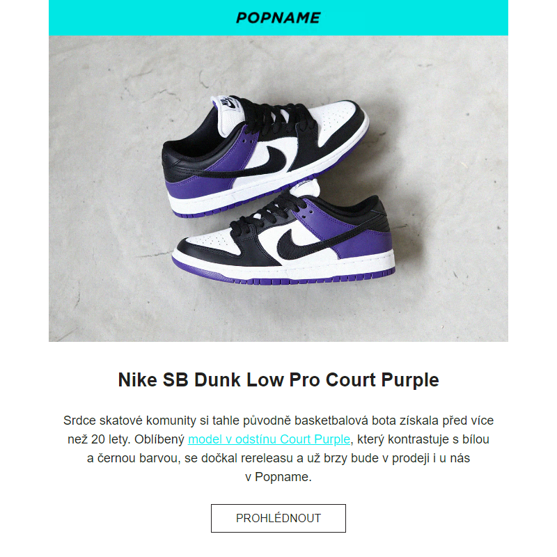 Nike SB Purple Court je zpátky _