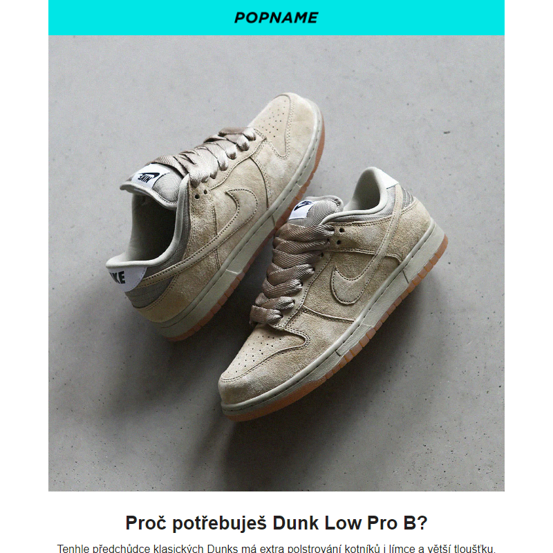 _ Nové Dunk Lows Pro B