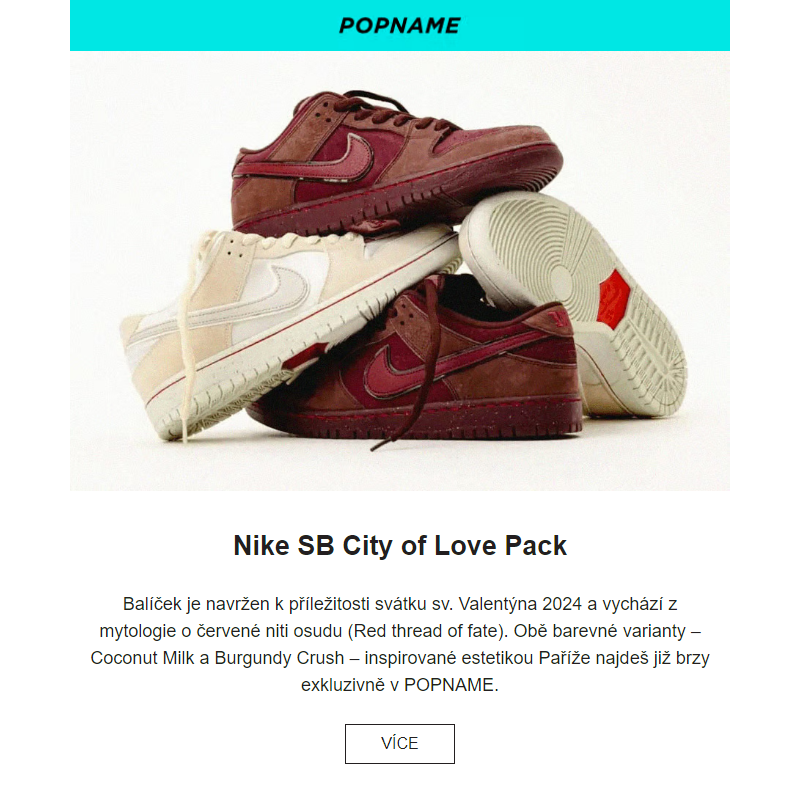 _ Nike SB City of Love Pack je tady