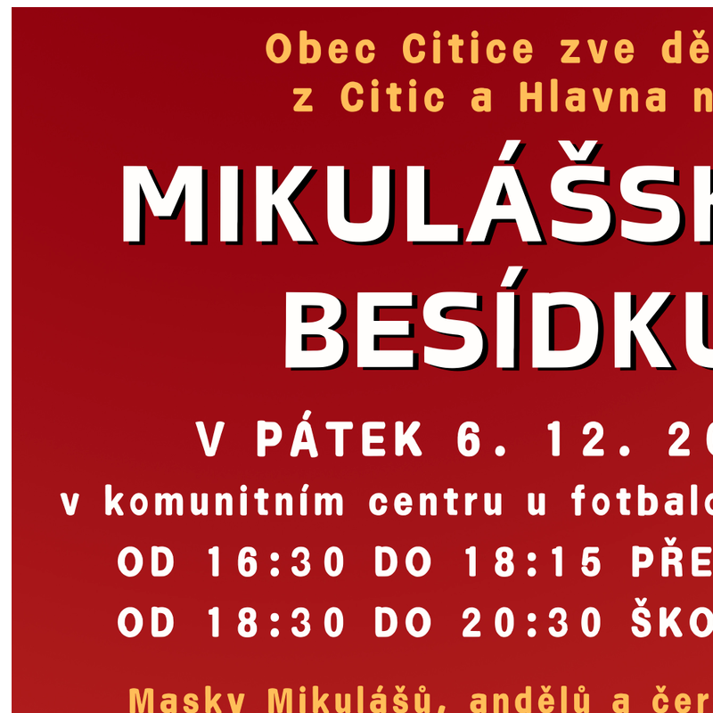 6.12.2024 MIKULÁŠSKÁ BESÍDKA