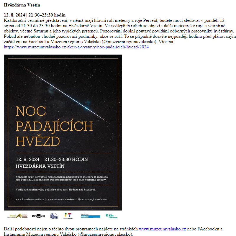 Noc padajících hvězd