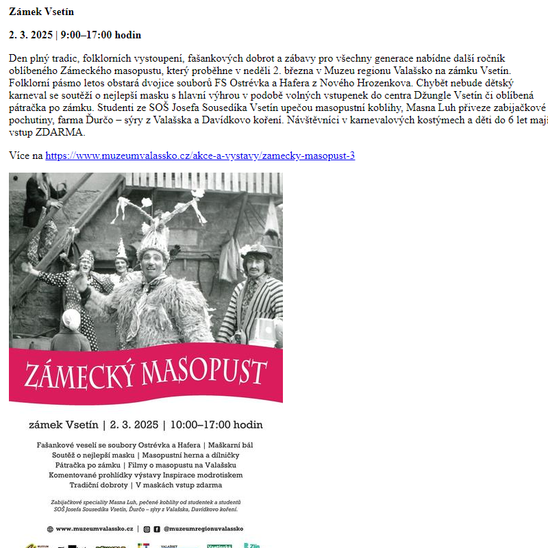 Zámecký masopust