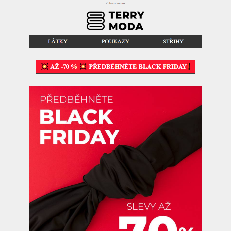 _ -70 % _ BLACK FRIDAY slevy POKRAČUJÍ! _