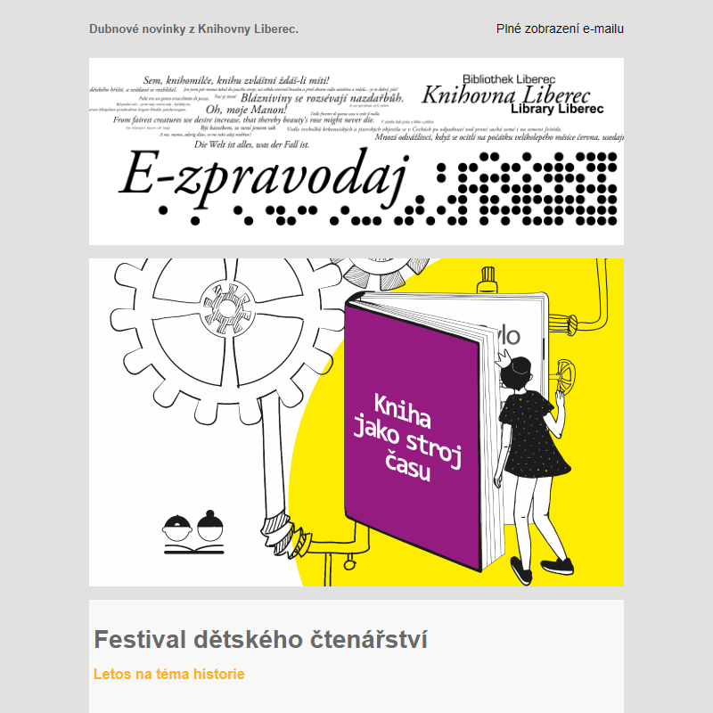 E-zpravodaj Knihovna Liberec