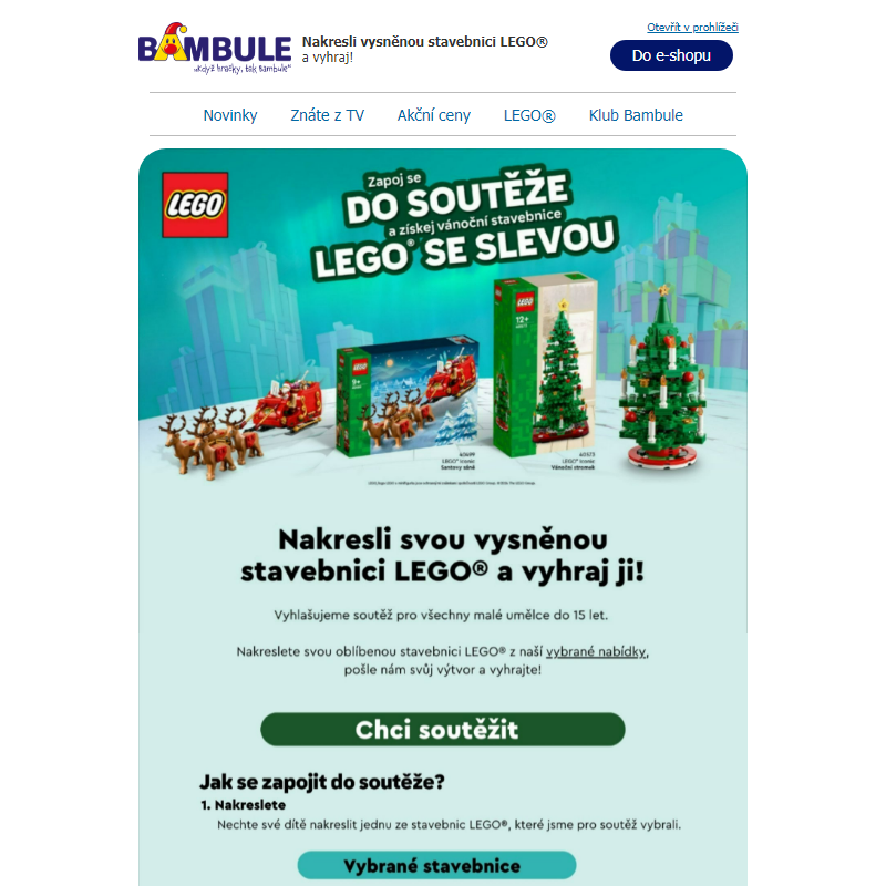 Soutěž o stavebnice LEGO®