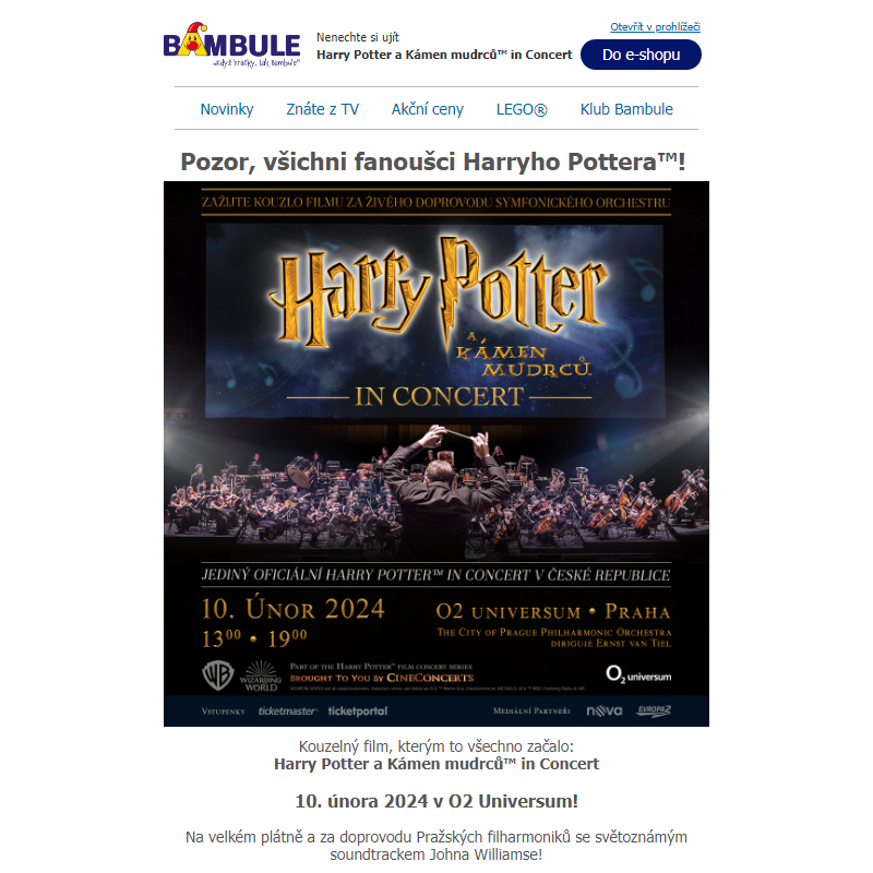 Pro všechny fanoušky Harryho Pottera a filmové hudby