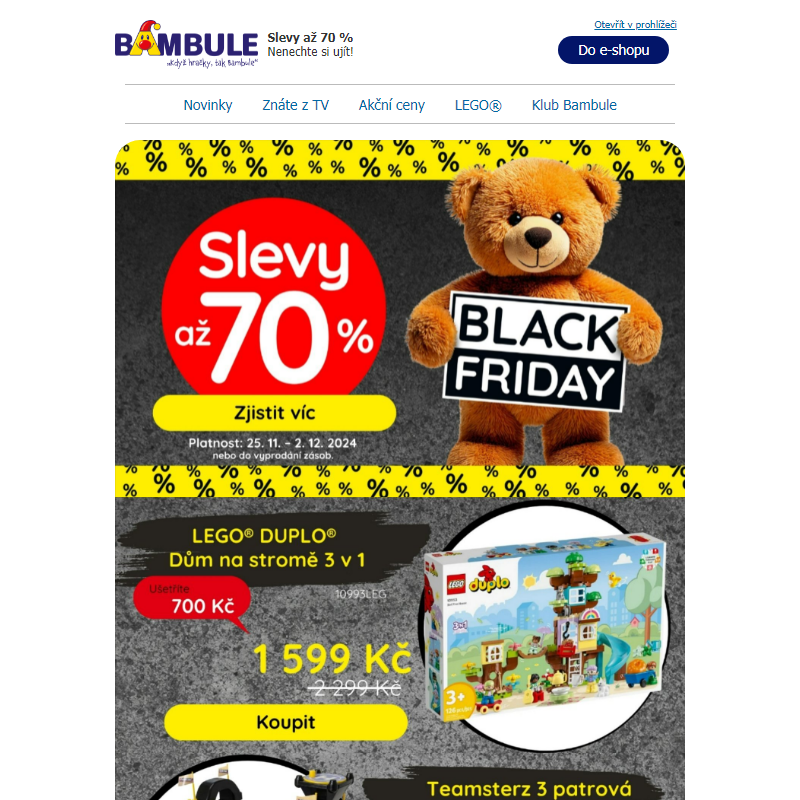 Black Friday už jen tento víkend!