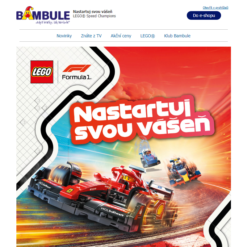 LEGO® Formule1 - Vstup do světa extrémních závodů