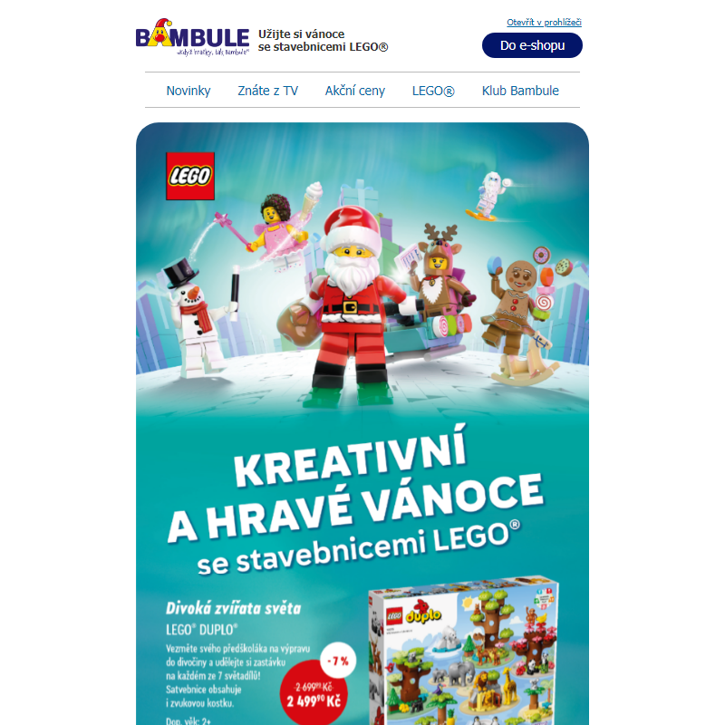 Doporučujeme: stavebnice LEGO® s exkluzivní slevou