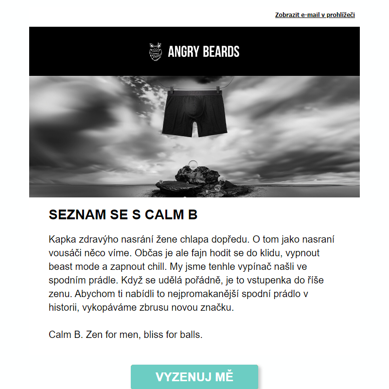 Tvůj šuplík se spoďárama pozná ZENověk _CALM B INCOMING