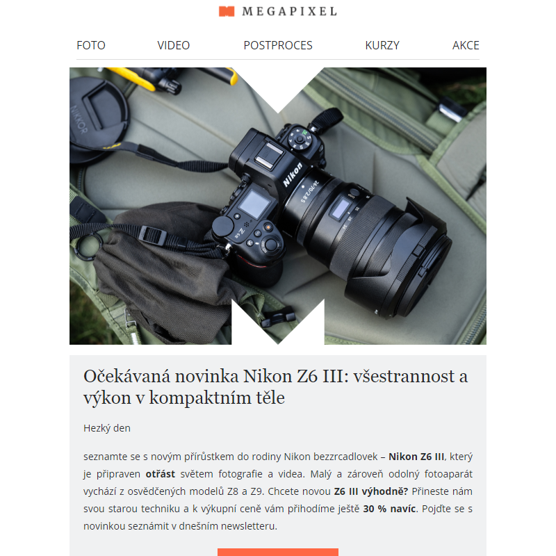 _ Vše o očekávané novince Nikon Z6 III