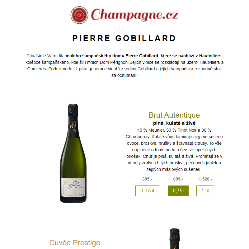Šampaňské Pierre Gobillard pod lupou!