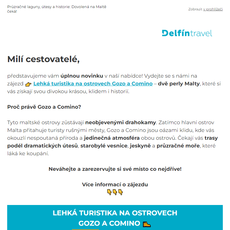 _ Nezapomenutelná cesta po ostrovech Gozo a Comino! __