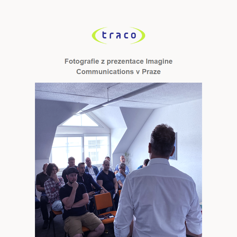 Podívejte se na fotografie z prezentace Imagine Communications v Praze_